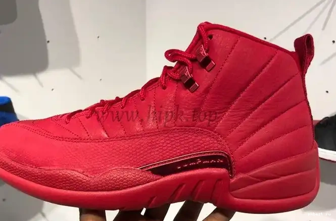 God PK Air 12 “Bulls”retail Jordan leather 0501